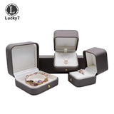 PU High-end Ring Box Jewelry Box Pendant Bracelet Set Box For Necklace