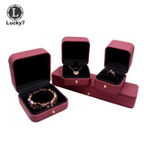 PU High-end Ring Box Jewelry Box Pendant Bracelet Set Box For Necklace