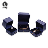 PU High-end Ring Box Jewelry Box Pendant Bracelet Set Box For Necklace