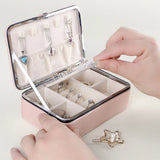 PU Jewelry Box Large Capacity with Lid Gift Packaging Case Boxes