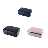 PU Jewelry Box Mini Organizer with Lid Gift Packaging Case Boxes