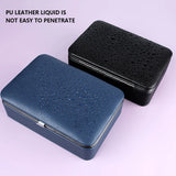 PU Jewelry Box Mini Pendent Ring Holder Earrings Packaging Case Boxes