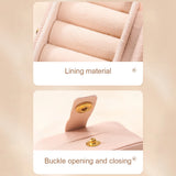 Small Mini Jewelry Box Travel Portable Necklace Ring Storage
