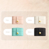 Small PU Jewelry Box Travel Necklace Ring Storage Gift