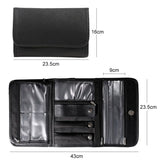 PU Jewelry Organizer Box Travel Earring Necklace Ring Bracelet Storage Bag