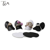 PU Jewelry Ring Holder Organizer Earrings Display Ring Rack