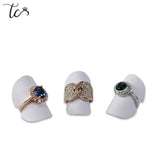 PU Jewelry Ring Holder Organizer Earrings Display Ring Rack