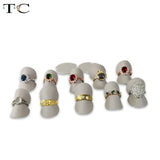 PU Jewelry Ring Holder Rings Organizer Sheet Jewellry Storage Stand