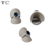 PU Jewelry Ring Holder Rings Organizer Sheet Jewellry Storage Stand