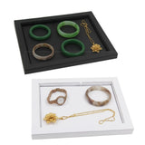 PU Leather Cardboard Tray Display Organizer for Jewelry Trinkets