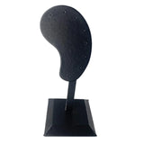 Ear Shaped Earring Holder Wooden Base Ear Stud Organizer