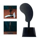 PU Leather Ear Stud Organizer Jewelry Display Stand
