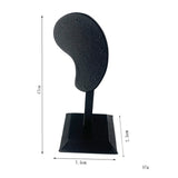 PU Leather Ear Stud Organizer Jewelry Display Stand