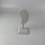 PU Leather Ear Stud Organizer Jewelry Display Stand