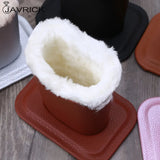 PU Leather Eyeglass Holders Sunglass Stands Soft Plush Lining Safe Glasses Case