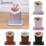PU Leather Eyeglass Holders Sunglass Stands Soft Plush Lining Safe Glasses Case