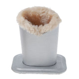 PU Leather Eyeglass Holders Sunglass Stands with Plush Lining