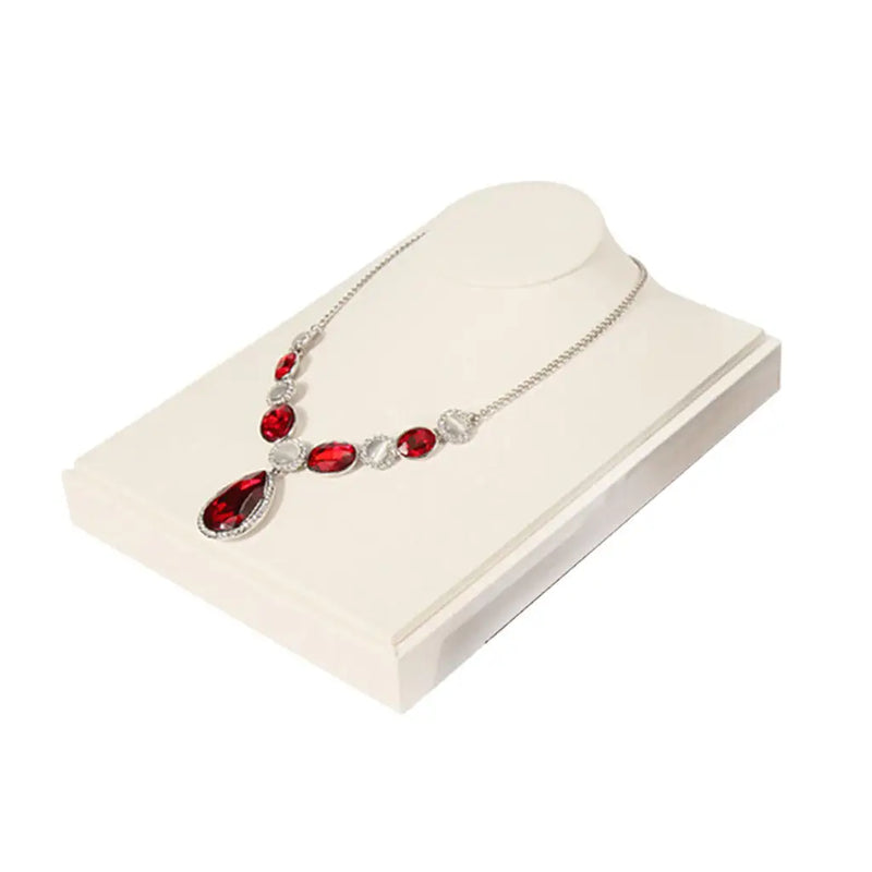 PU Leather Necklace Display Stand Holder