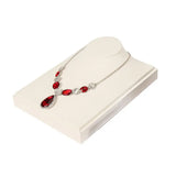 PU Leather Necklace Display Stand Holder