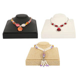PU Leather Necklace Display Stand Holder