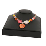 PU Leather Necklace Display Stand Holder