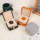 PU Leather Jewelry Box Display Stand Lightweight Storage Organizer