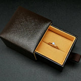 High End PU Leather Jewelry Box Drawer Organizer