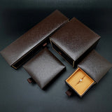 High End PU Leather Jewelry Box Drawer Organizer