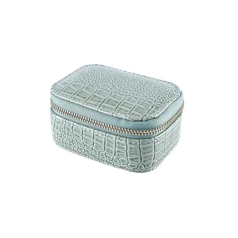 PU Leather Jewelry Box Storage For Earrings Rings Necklaces