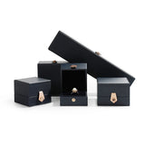 PU Leather Jewelry Box Wedding Engagement Ring Necklace Earrings Pendant Jewelry