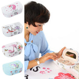 PU Leather Jewelry Case Ring Necklace Box Travel Holder