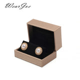 PU Leather Earrings Box Jewelry Storage Organizer Case
