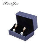 PU Leather Earrings Box Jewelry Storage Organizer Case