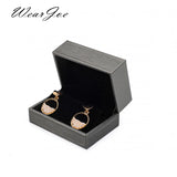 PU Leather Earrings Box Jewelry Storage Organizer Case