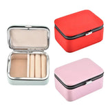 PU Leather Jewelry Pendant Trinket Storage Case
