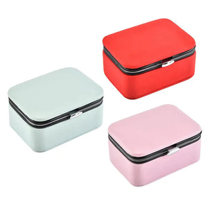 PU Leather Jewelry Pendant Trinket Storage Case