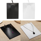 PU Leather Necklace Pendant Display Stand Holder