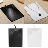 PU Leather Necklace Pendant Display Stand Holder