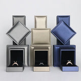 PU Leather Jewelry Storage Box Necklace Organizer Display Stand