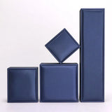 PU Leather Jewelry Storage Box Necklace Organizer Display Stand