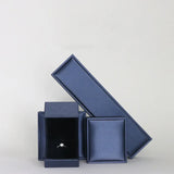 PU Leather Jewelry Storage Box Necklace Organizer Display Stand