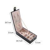Jewelry Organizer Display Ring Earring Box Storage Case