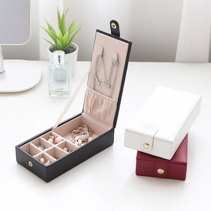 Jewelry Organizer Display Ring Earring Box Storage Case