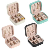 Portable Travel Jewelry Case Box Organizer