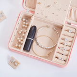 Double Layer Jewelry Storage Box European Style Function Storage Box
