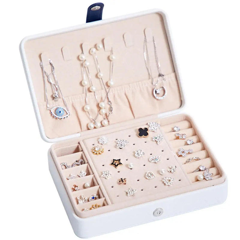 Double Layer Jewelry Storage Box European Style Function Storage Box