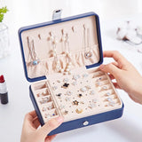 Double Layer Jewelry Storage Box European Style Function Storage Box