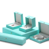 PU Leather Necklace Box Jewelry Organizer Wedding Gift Packaging
