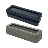 PU Leather Watch Organizer 6 Slot Storage Box Display for Men Women
