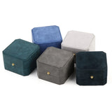 PU Leather Ring Box, Velvet Jewelry Ring Boxes for Proposal, Engagement, Wedding